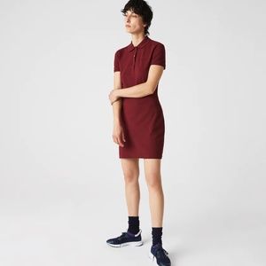 Lacoste Stretch Cotton Piqué Polo Dress - 36 (4)